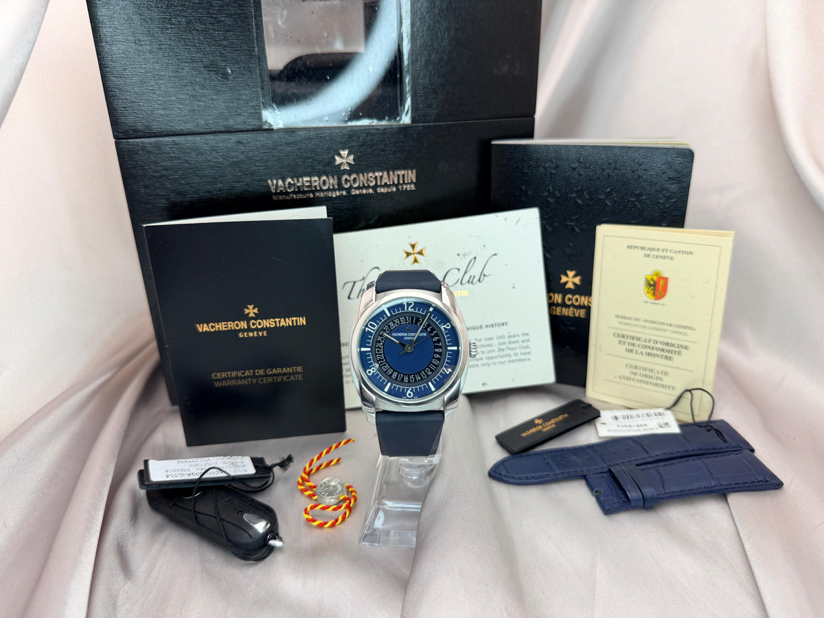 Quai de l’Île Deep Blue Dial 41mm | Ref. 4500S/000A | 2019 Mint Full Set (2 Straps)