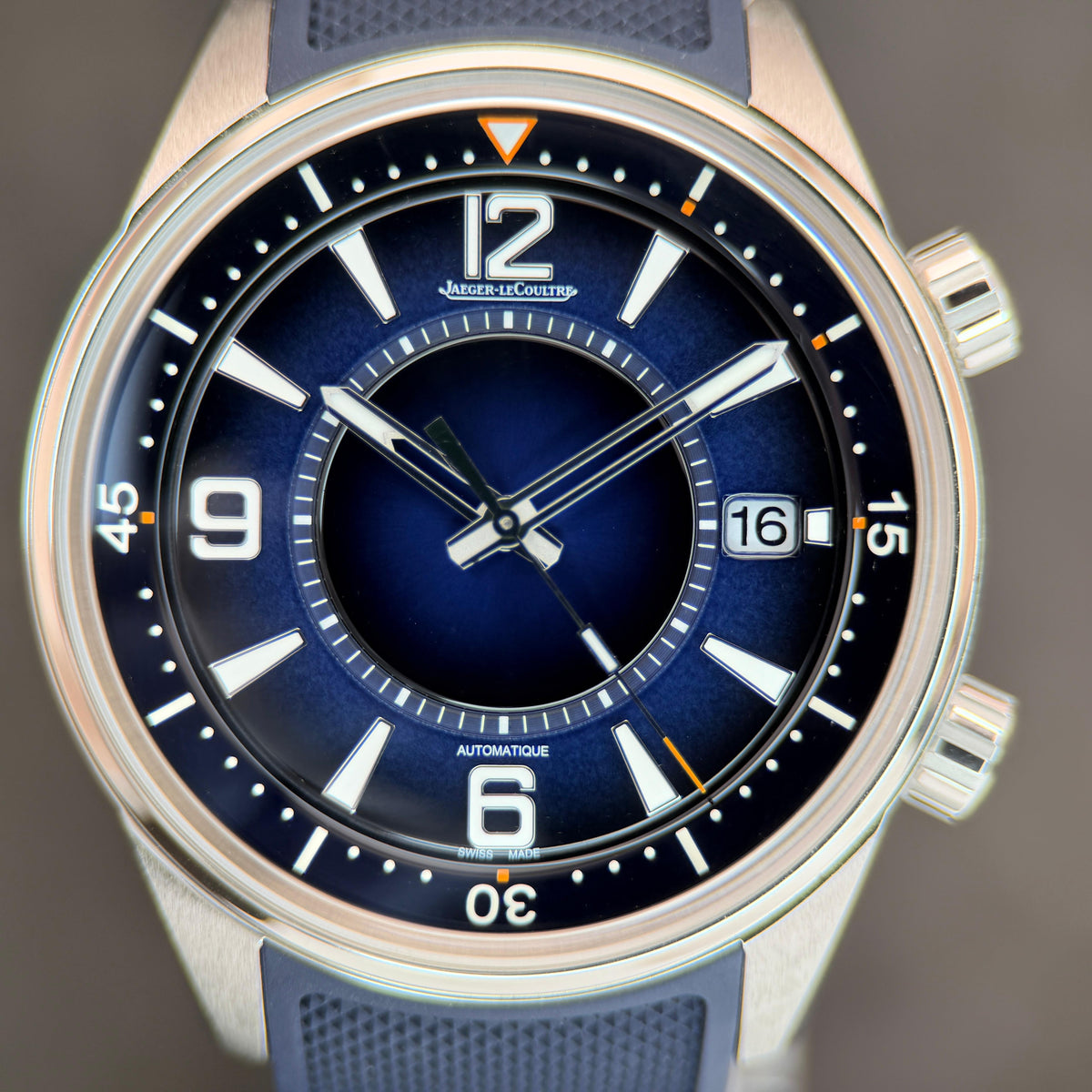 Polaris Date 42mm Gradient Blue Dial Q906868J | 2026 Like New Full Set - Active Warranty