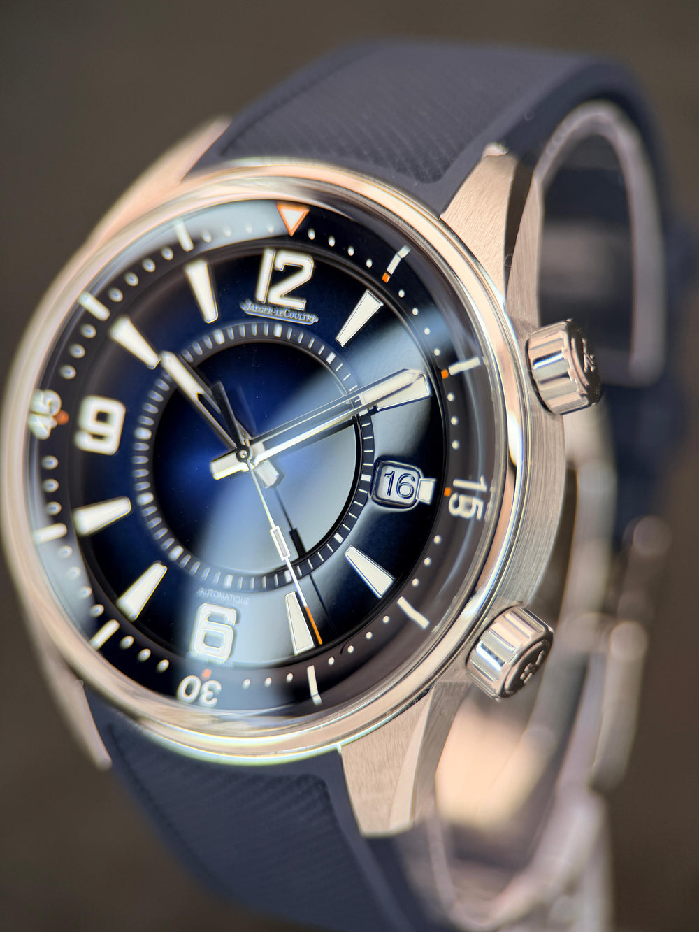 Polaris Date 42mm Gradient Blue Dial Q906868J | 2026 Like New Full Set - Active Warranty