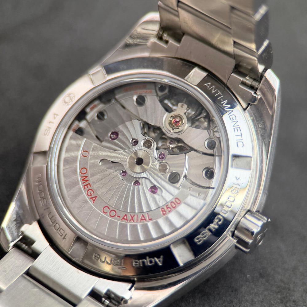 Seamaster Aqua Terra 150M 38.5mm Silvery Teak Dial 231.10.39.21.02.002 | 2018 Mint Full Set (Discontinued)