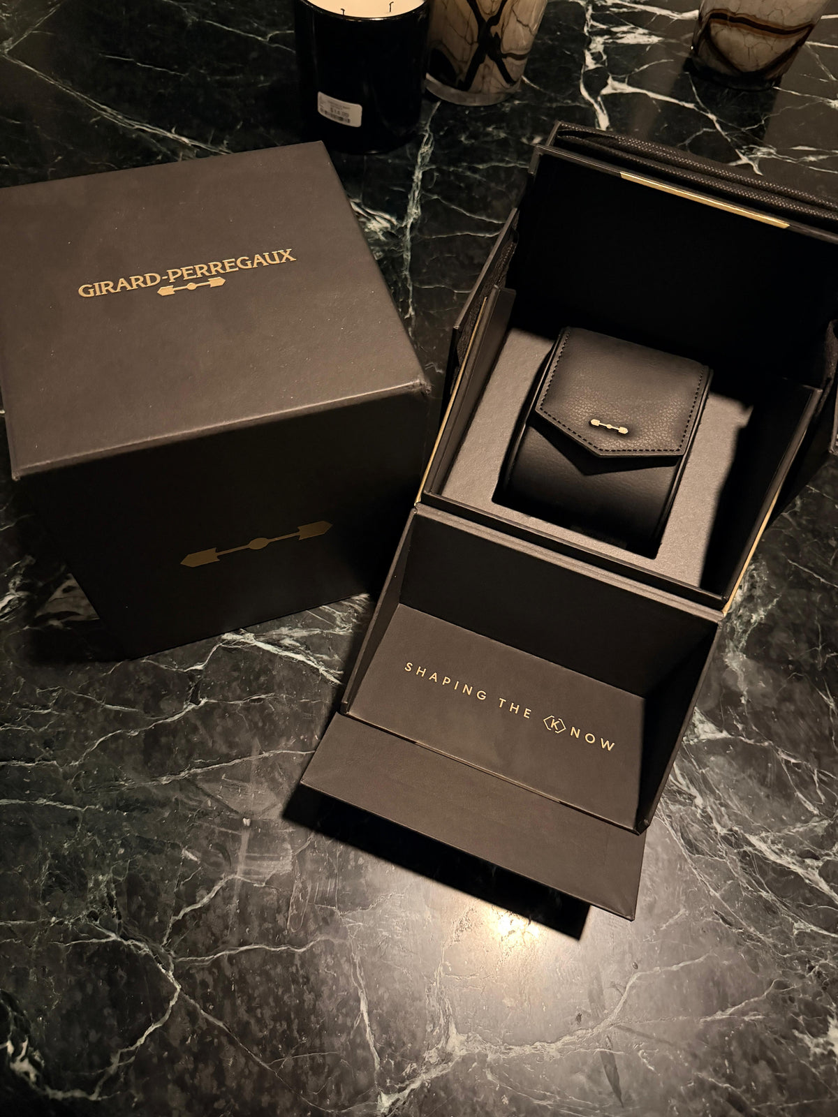 Official Girard-Perregaux Watch Box & Removable Travel Case Set | Brand New Authentic