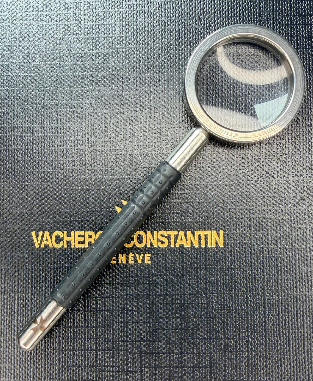 Official Vacheron Constantin VIP Handheld Loupe / Magnifying Glass | Textured Overseas Grip | Mint