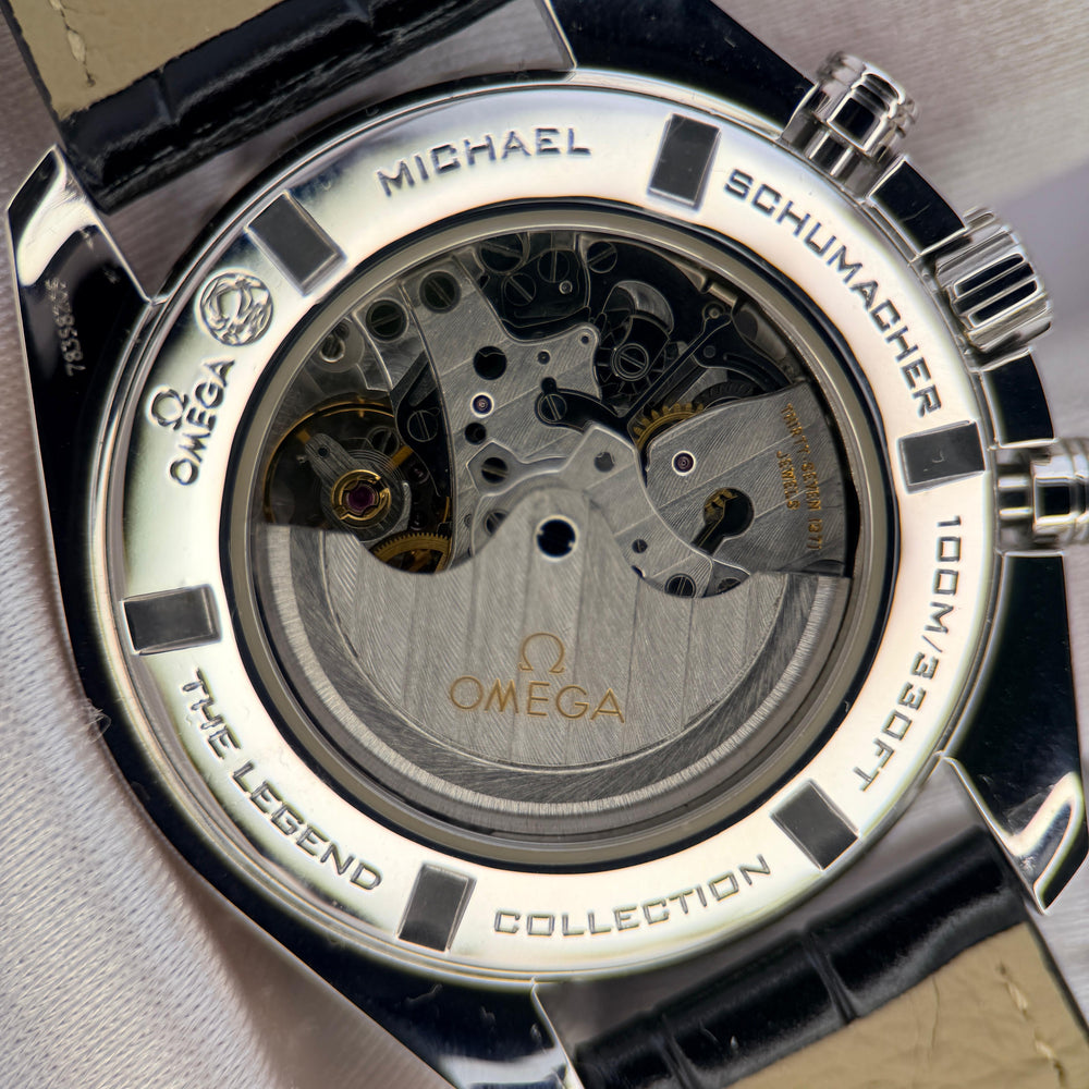 Speedmaster Michael Schumacher "The Legend" 44.25mm 321.32.44.50.01.001 | 2018 Mint Full Set