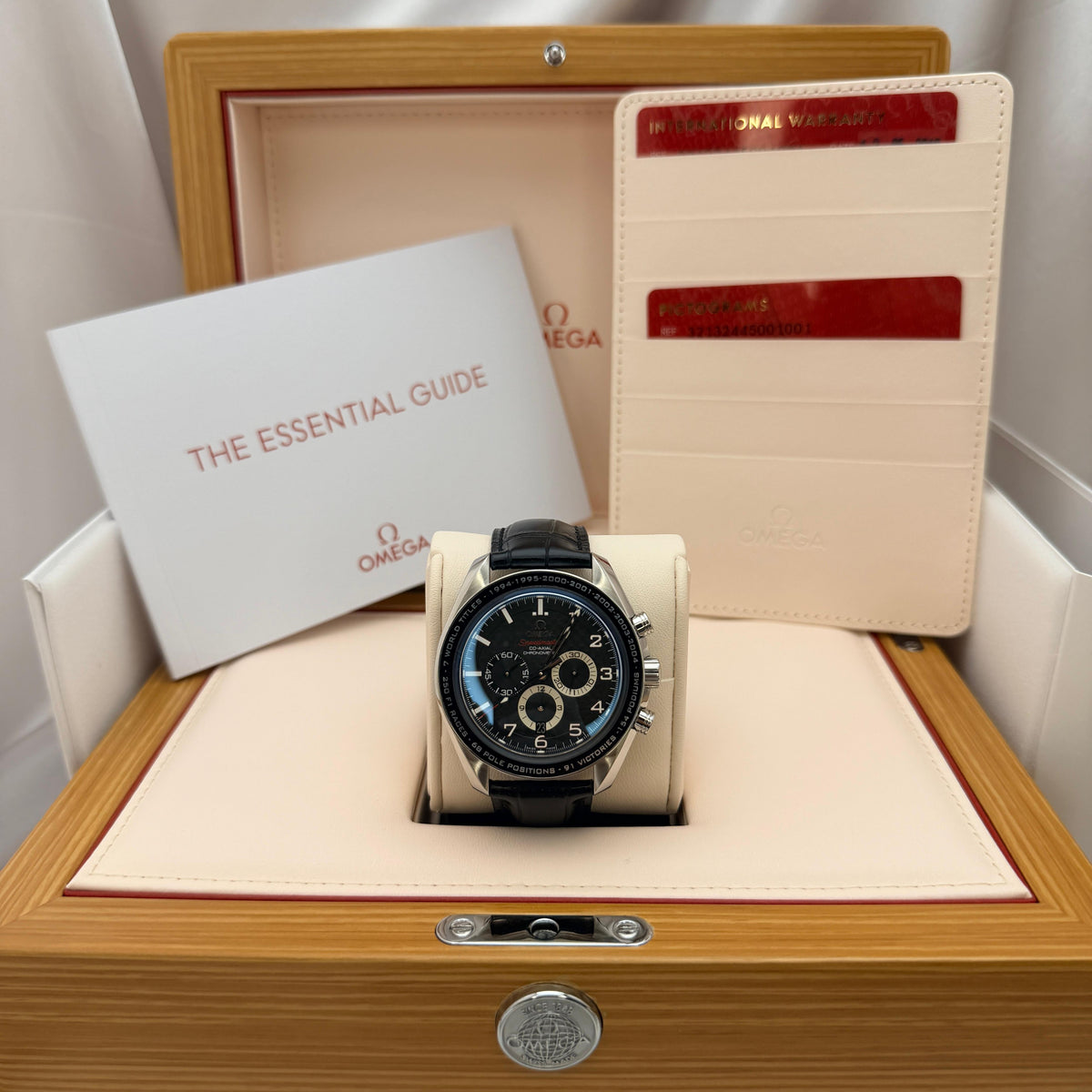 Speedmaster Michael Schumacher "The Legend" 44.25mm 321.32.44.50.01.001 | 2018 Mint Full Set